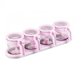 圓形調(diào)味盒4個裝 350m