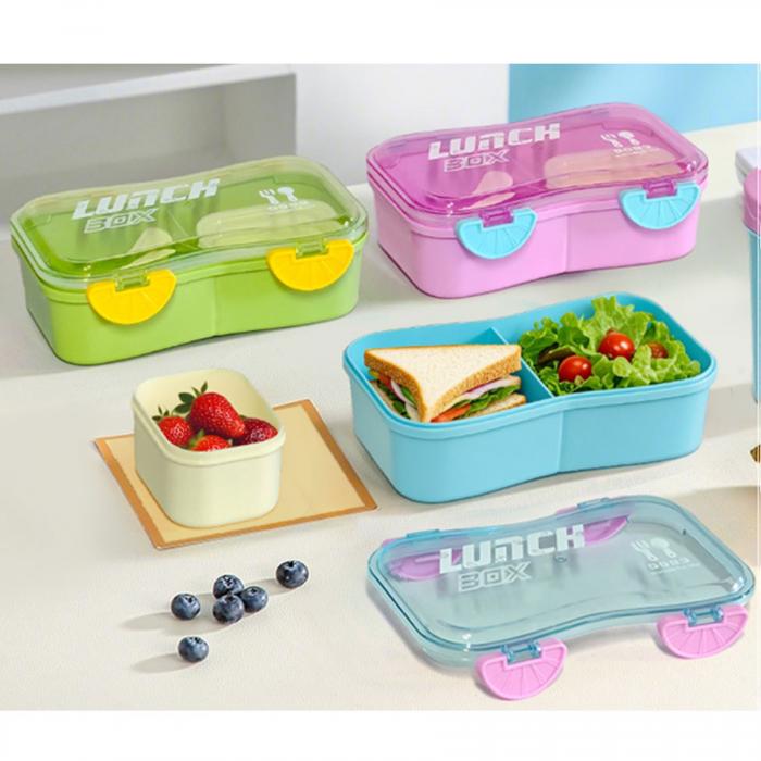 跑車平蓋飯盒(800ML)